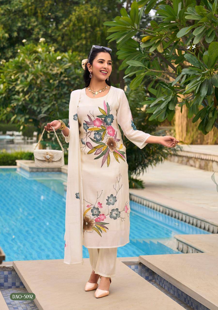 Anju fabrics patterns vol 4 Wholesale kurti market in Delhi